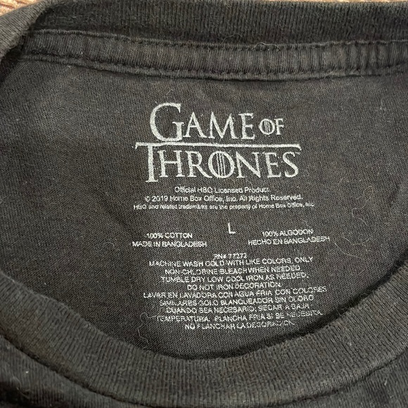 Game of Thrones Tshirt - Picture 3 of 3